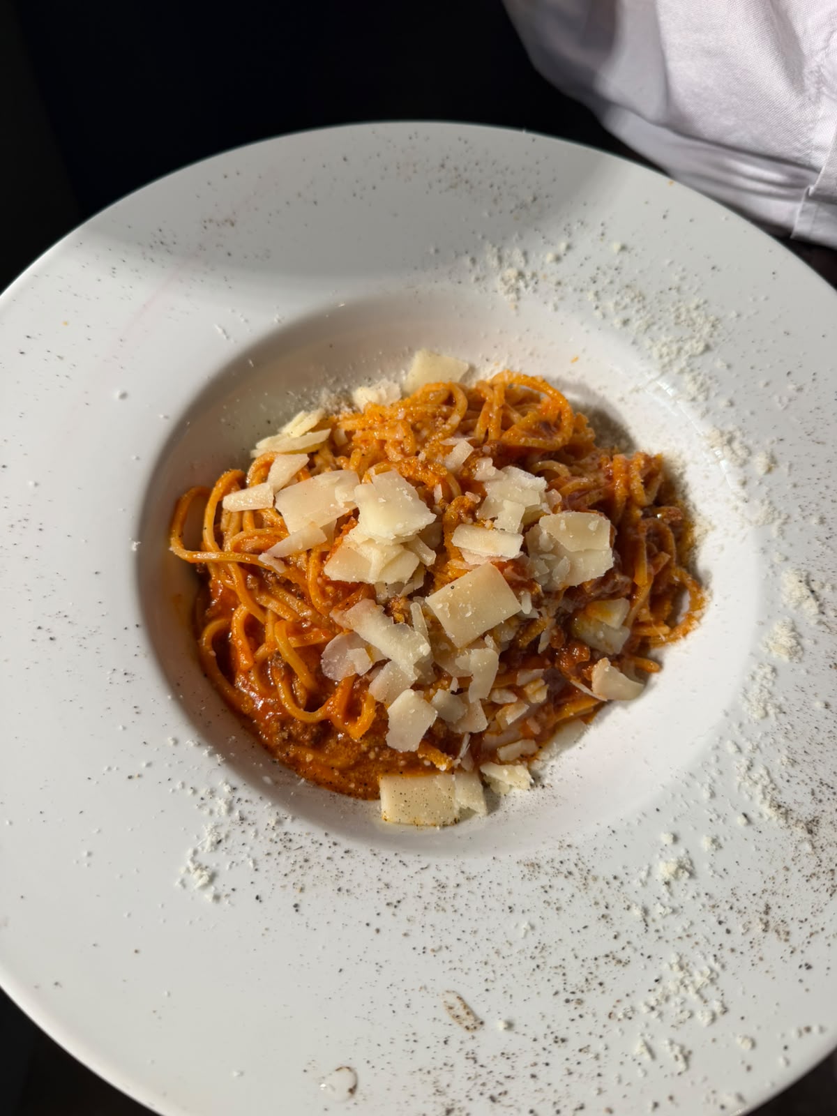 Tagliolini al Ragù di Black Angus, house signature pasta